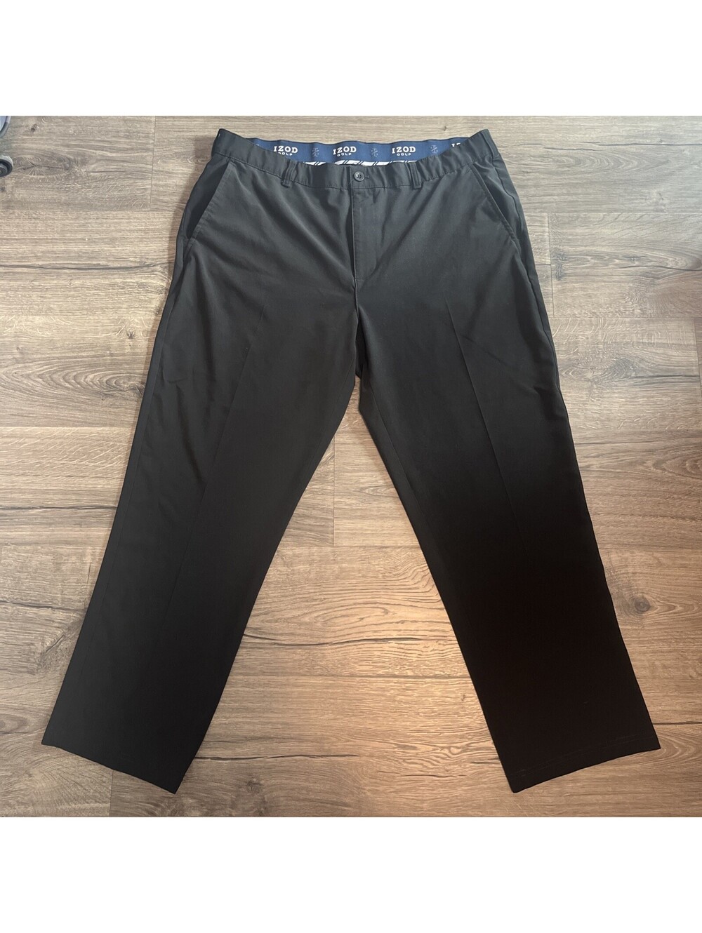 IZOD Golf Pants Mens 40x32 Black Casual